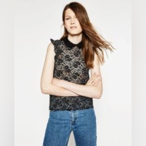 Zara Woman Lace top - Picture 12 of 12